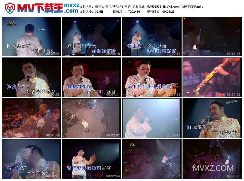 张伟文-晚风(演唱会)_粤语_流行歌曲_MA502538